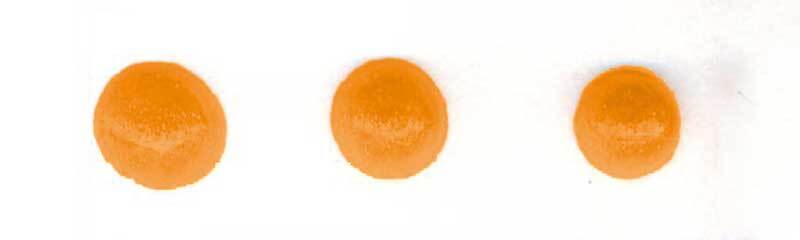 Stylos perles - 30 ml, orange néon