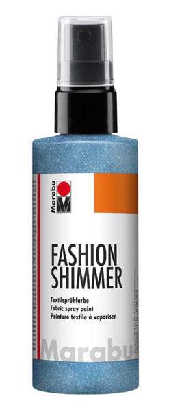 Marabu Fashion-Shimmer-Spray - 100 ml, bleu ciel