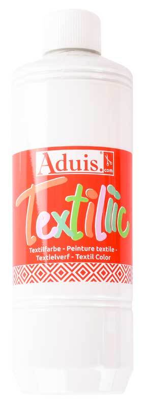 Stoffmalfarbe Aduis Textiliic - 500 ml, weiß