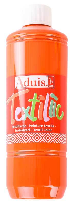 Peinture textile Aduis Textiliic - 500 ml, orange
