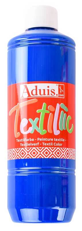 Peinture textile Aduis Textiliic - 500 ml, bleu