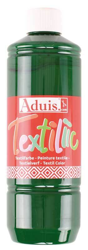 Peinture textile Aduis Textiliic - 500 ml, vert