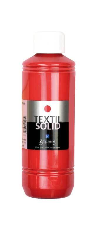 Stoffmalfarbe Textil Solid - 250 ml, rot