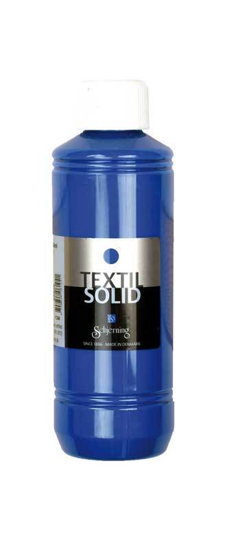 Stoffmalfarbe Textil Solid - 250 ml, brillantblau