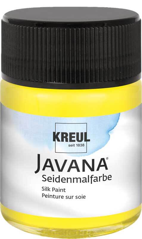 Javana Seidenmalfarbe - 50 ml, gelb