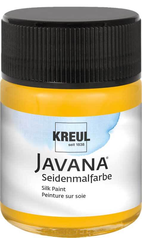 Javana Seidenmalfarbe - 50 ml, sonnengelb