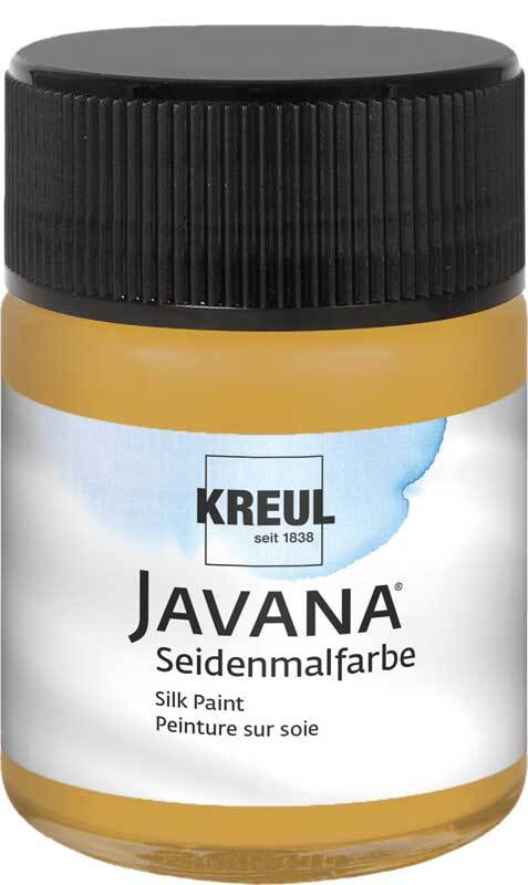 Javana Peinture sur soie - 50 ml, jaune dor&#xE9;