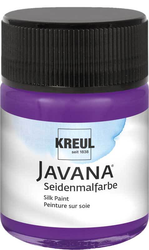 Javana Peinture sur soie - 50 ml, violet