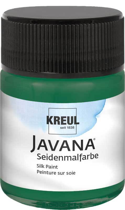 Javana Seidenmalfarbe - 50 ml, dunkelgr&#xFC;n