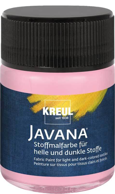 Javana Peinture textile opaque - 50 ml, rose