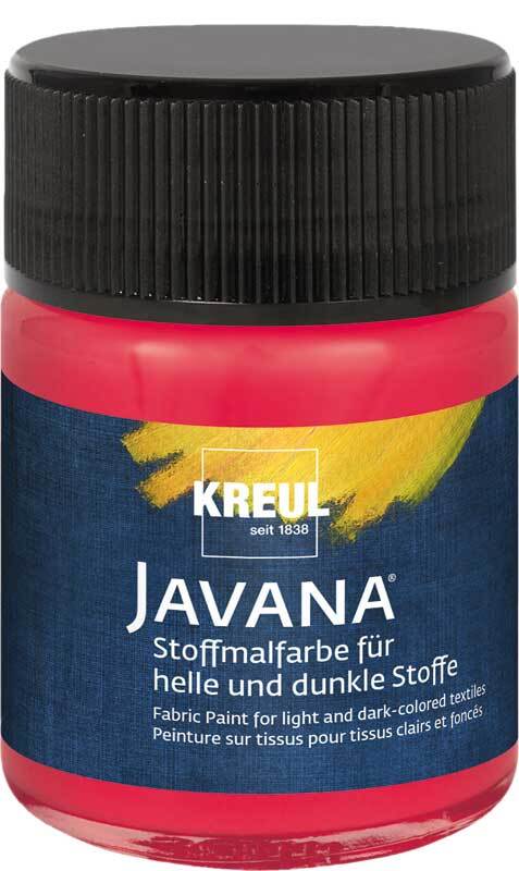 Javana Peinture textile opaque - 50 ml, cherry