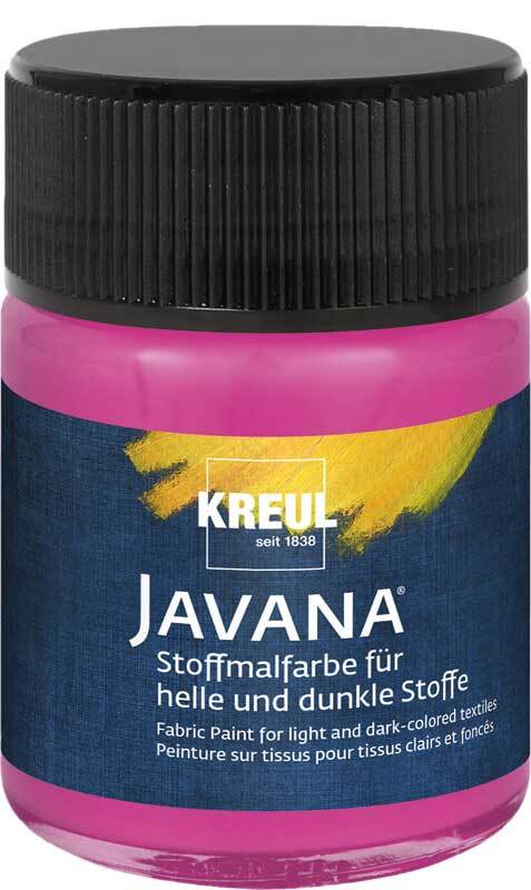 Javana Peinture textile opaque - 50 ml, magenta