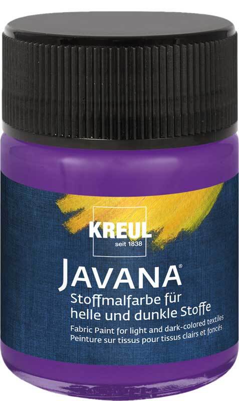 Javana Peinture textile opaque - 50 ml, violet