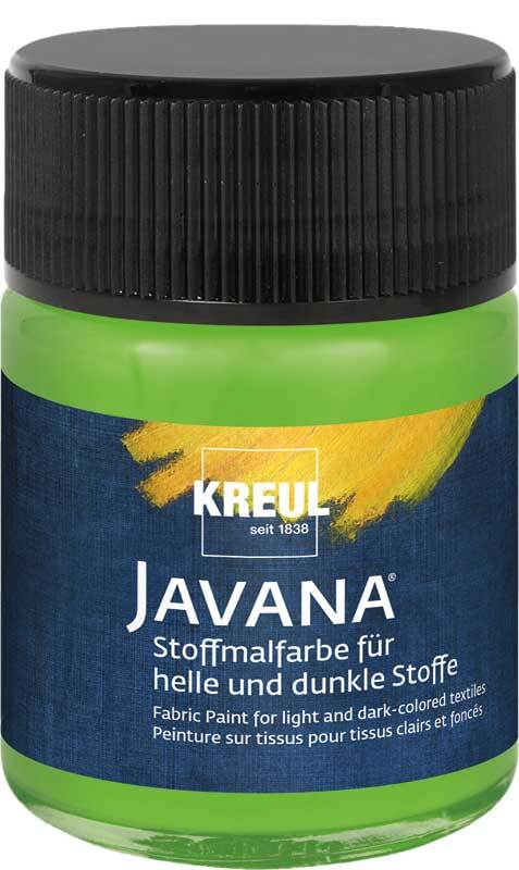 Javana Peinture textile opaque - 50 ml, vert feuil