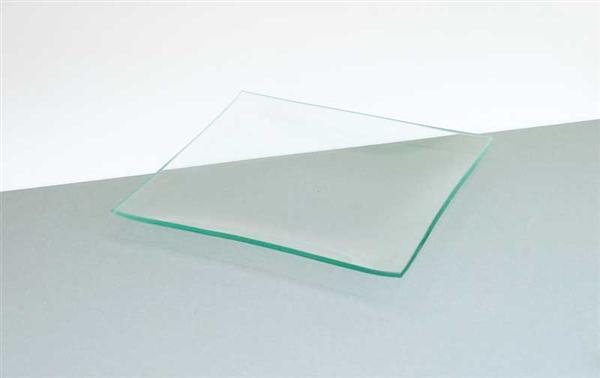Assiette en verre - carr&#xE9;e, 19 x 19 cm