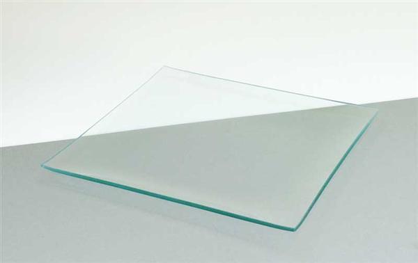 Assiette en verre - carr&#xE9;e, 25 x 25 cm