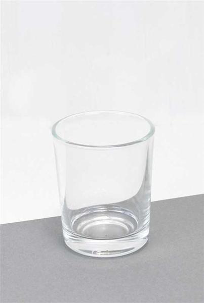 Rond glas, 8 x &#xD8; 7,5 cm