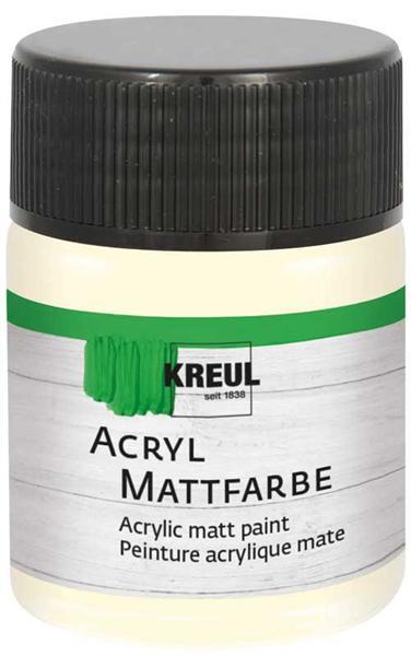 Acryl Mattfarbe - 50 ml, elfenbein