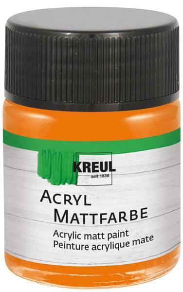 Acryl Mattfarbe - 50 ml, orange