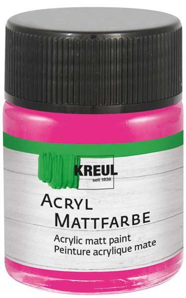 Matte acrylverf - 50 ml, zuurstokroze