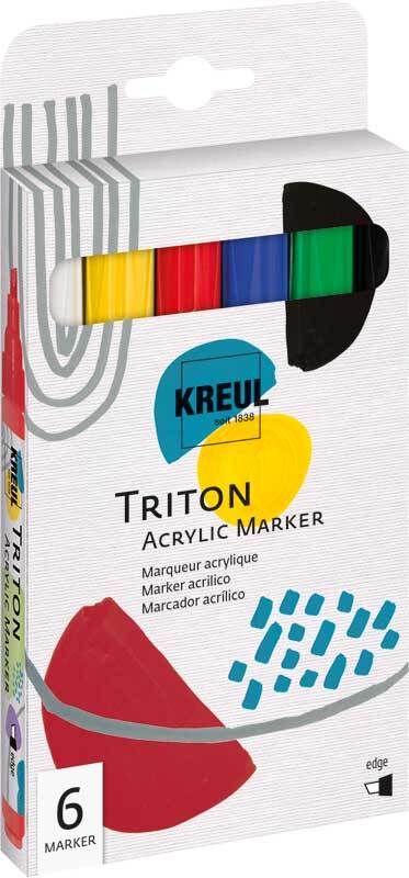 Set Acrylic paint marker - 1 - 4 mm, multicolore