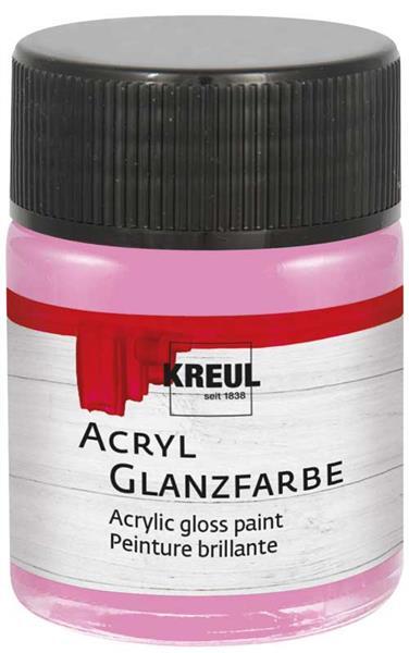 Acryl Glanzfarbe - 50 ml, ros&#xE9;