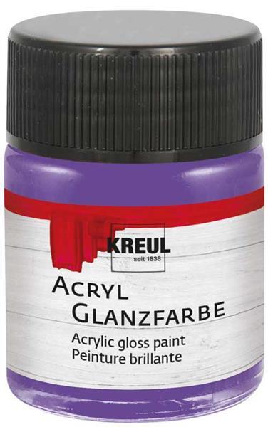 Acryl Glanzfarbe - 50 ml, violett