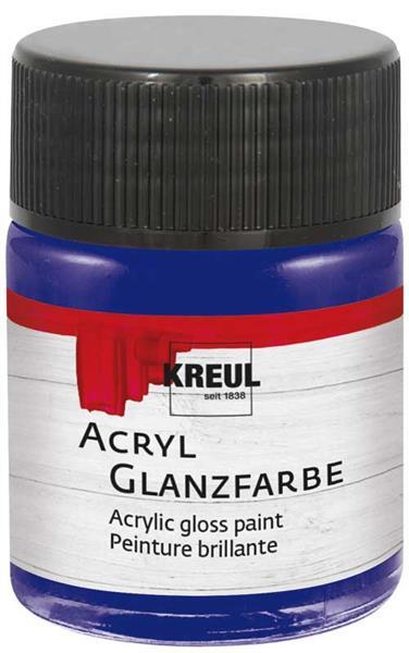 Acryl Glanzfarbe - 50 ml, dunkelblau