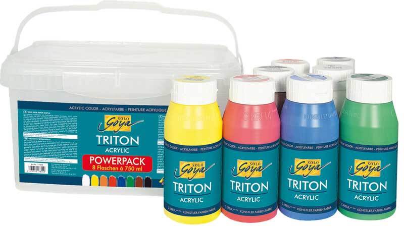 Powerpack - Triton Acrylic Universalfarbe Set