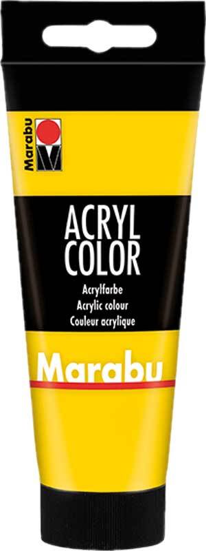 Marabu Acryl Color - 100 ml, geel