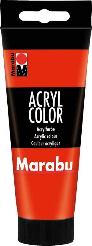 Marabu Acryl Color - 100 ml, zinnoberrot