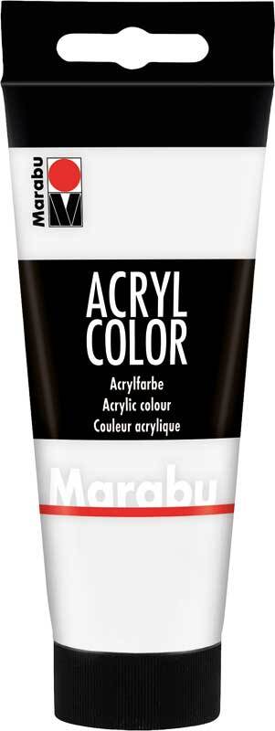 Marabu Acryl Color - 100 ml, blanc