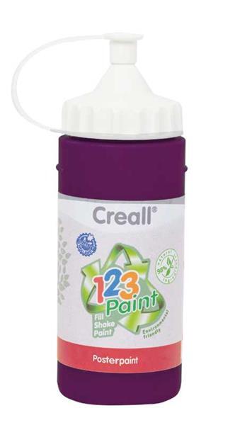 Creall 1-2-3 Paint Nachfüllfarbe - 3 Stk, violett