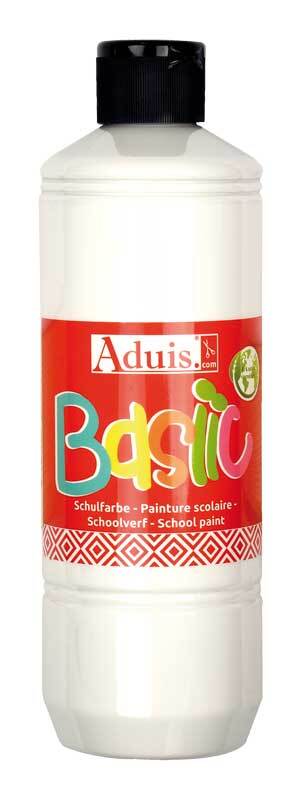 Aduis Basiic Schulfarbe - 500 ml, weiß