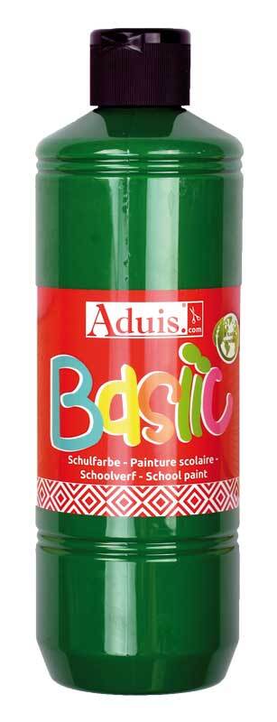 Aduis Basiic Schulfarbe - 500 ml, gr&#xFC;n