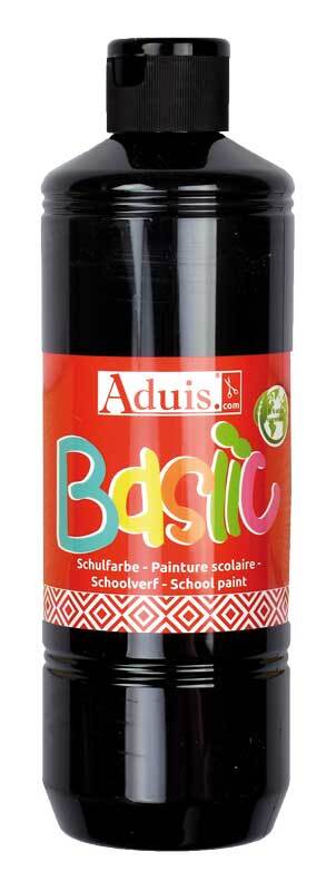 Gouache Basiic Aduis - 500 ml, noir