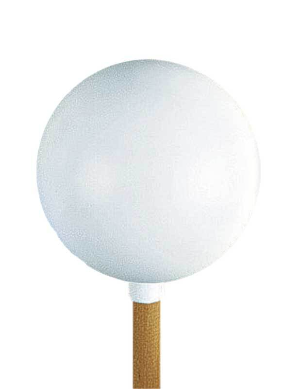 Boule en plastique - blanc, Ø 80 mm