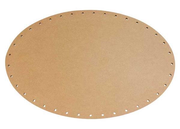 Korbflechtboden - oval, 30 x 20 cm