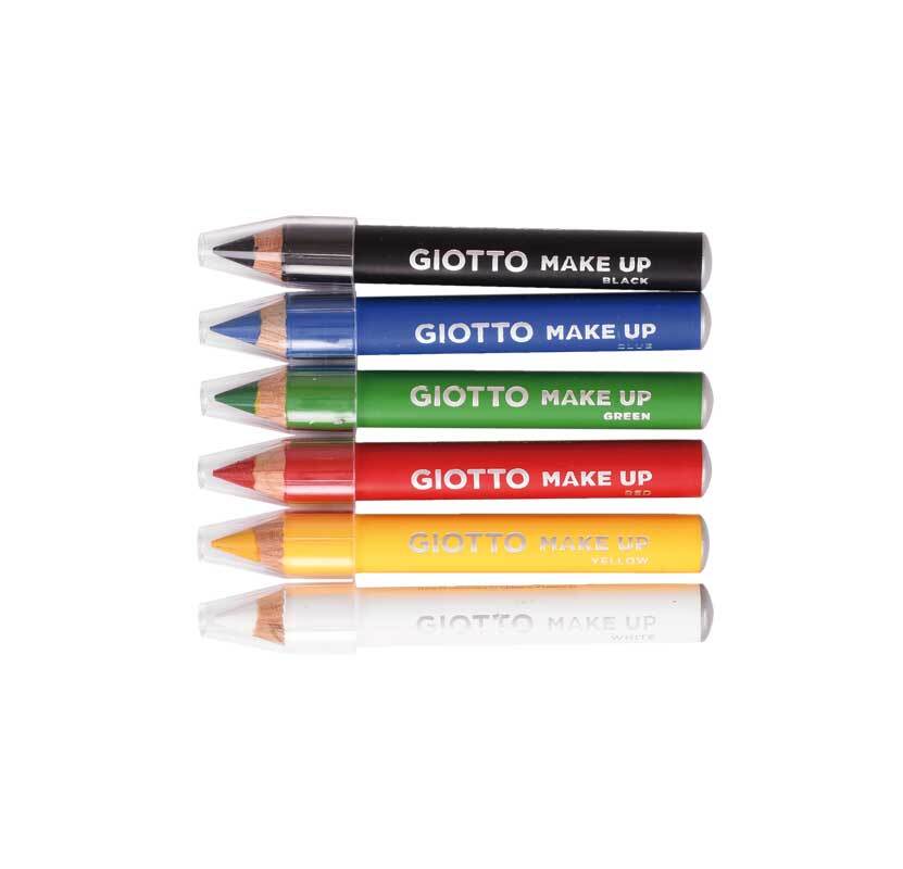 Crayons de maquillage, couleurs primaires