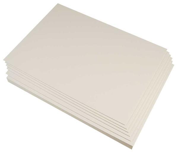 Carton vierge blanc, A3, 845g, ép. 1,3 mm