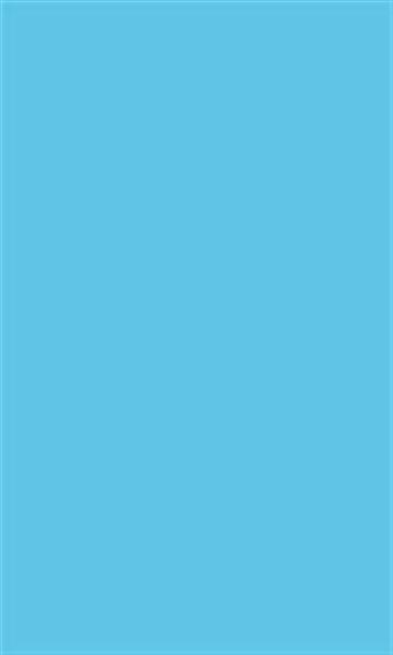 Cartes doubles rectangulaires - 5 pces, bleu ciel