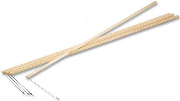 Lampionstokje berkenhout  &#xD8; 8 mm, 60 cm