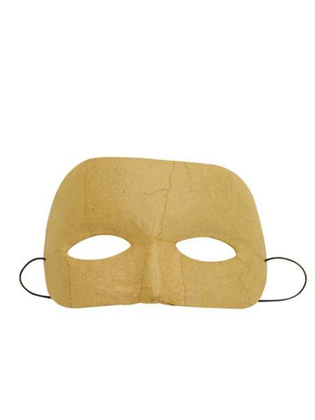 Papier-maché masker, rond