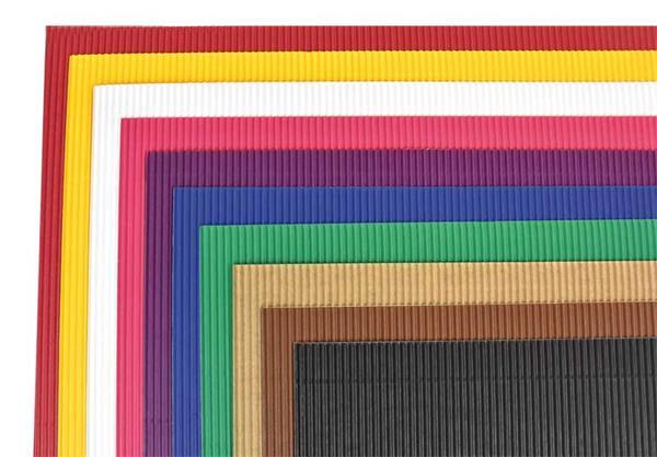 Assortiment carton ondulé - multicolore