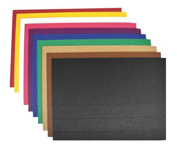 Assortiment carton ondul&#xE9; - multicolore