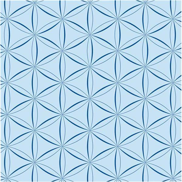 Papier à plier avec motifs - 15 x 15 cm, bleu
