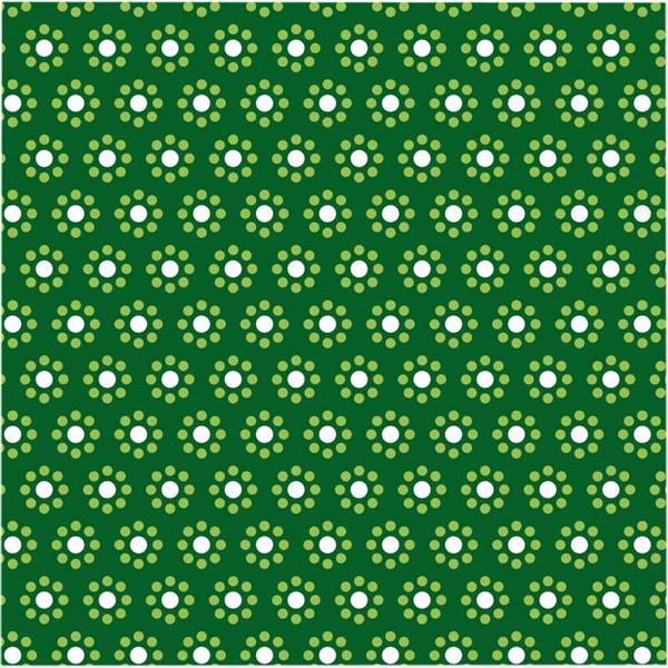 Vouwblaadjes met motieven 15 x 15 cm, groen