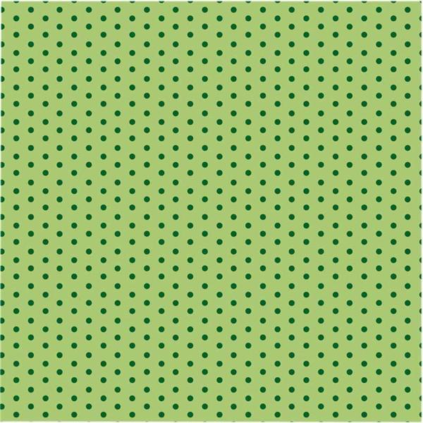 Vouwblaadjes met motieven 15 x 15 cm, groen