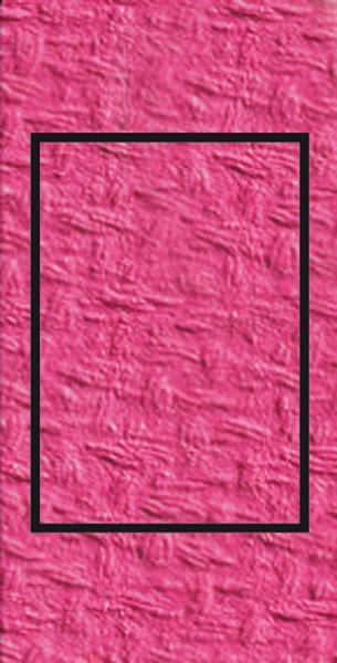 Passepartoutkarten rechteckig, 3er Pkg. pink