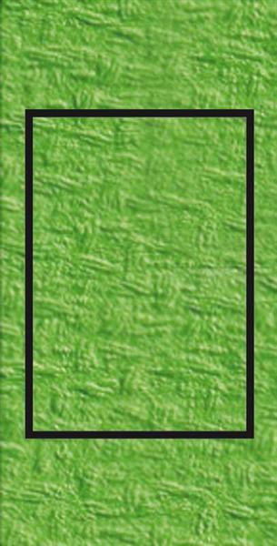 Passepartoutkarten rechteckig, 3er Pkg. hellgrün
